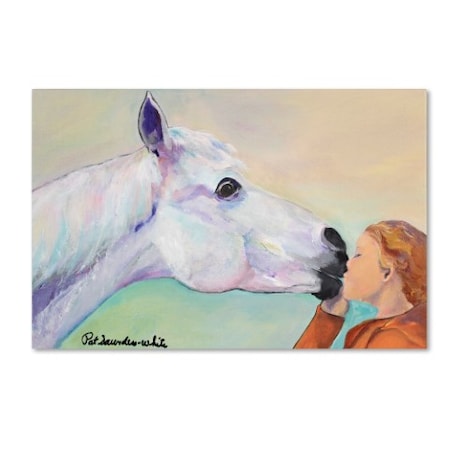 Pat Saunders-White 'Opies Kiss' Canvas Art,22x32